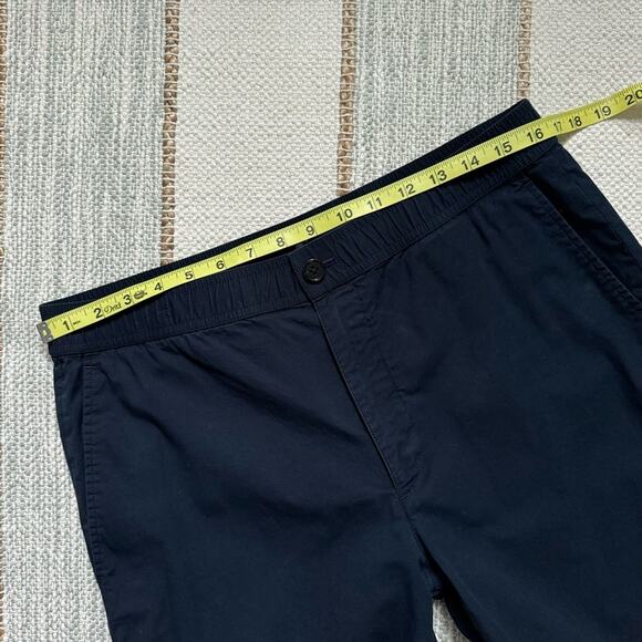 Theory Mayer Drawstring Precision Slim Fit Ponte Navy Ankle Pants Men’s Size 33 - Picture 7 of 10